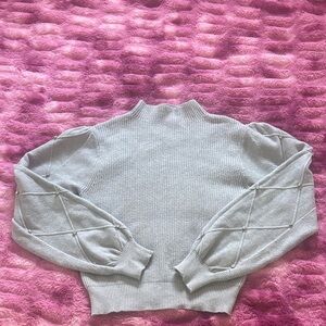 Fashion Nova Gray Knit Sweater